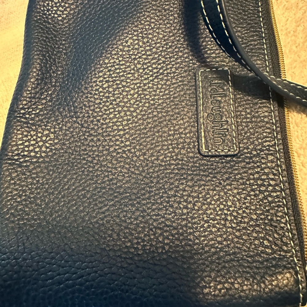 Chic Blue Leather Hobo Bag - Picture 2 of 4